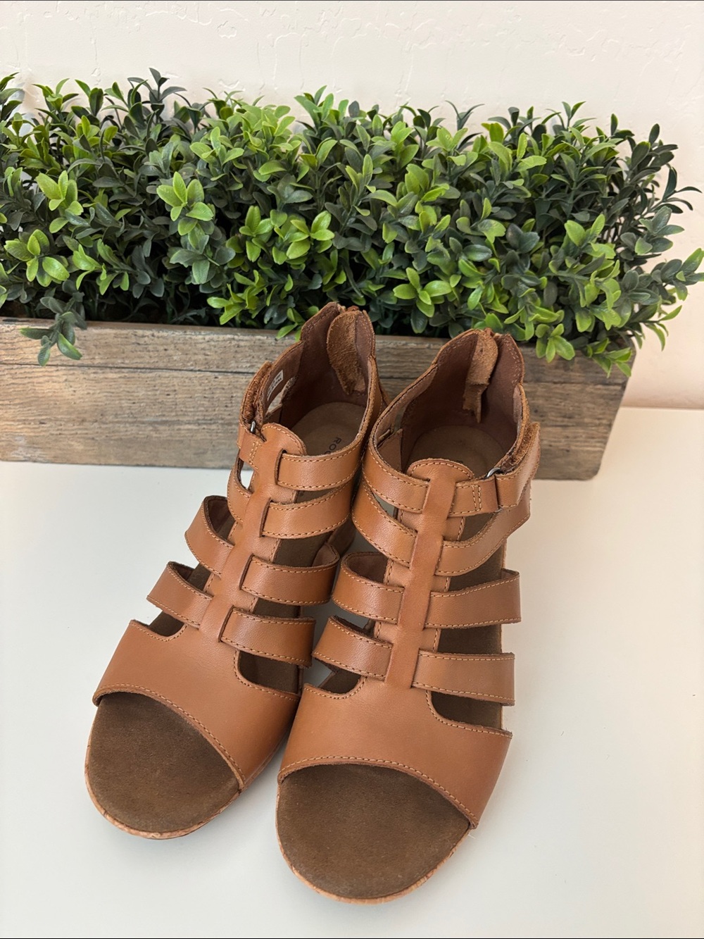 Rockport Women’s Brown Gladiator Sandals